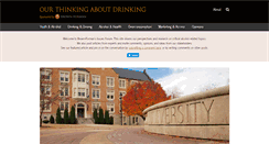 Desktop Screenshot of ourthinkingaboutdrinking.com
